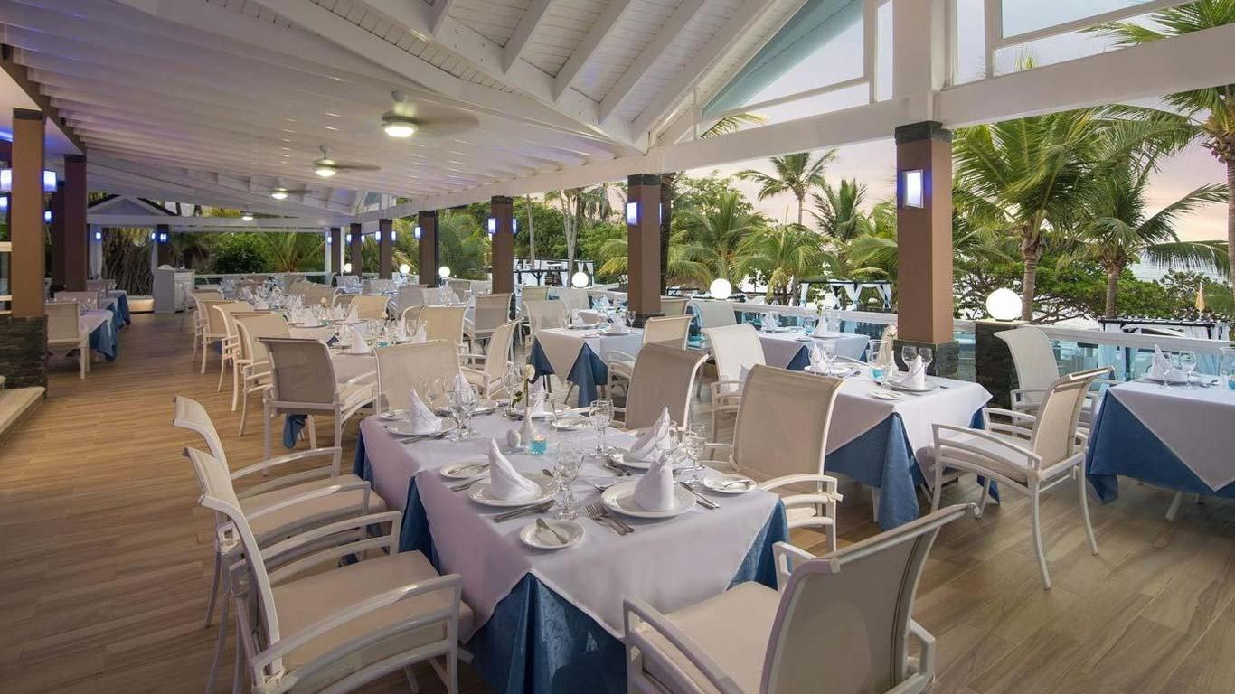 Elegant restaurant interior at The Tropical